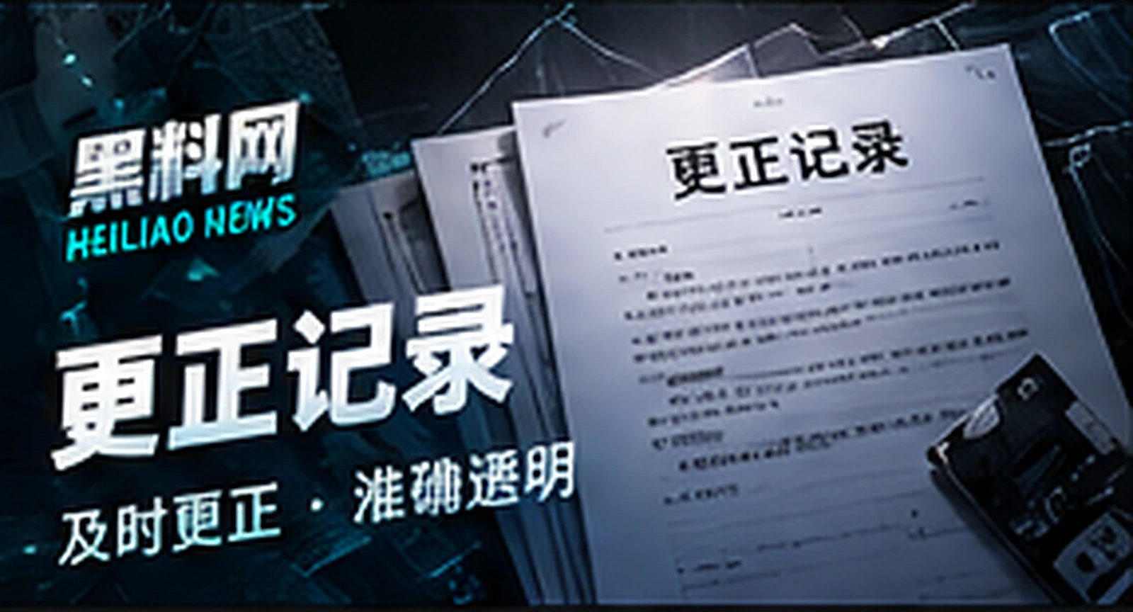 内容修订编辑概念视觉